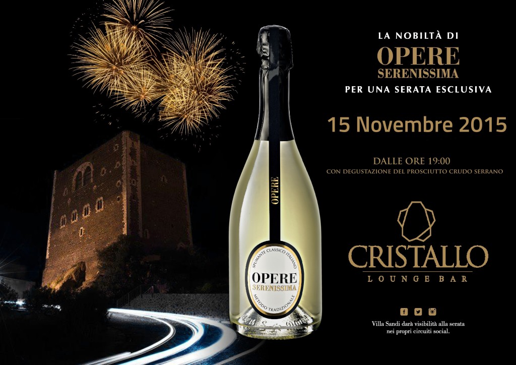 opere serenissima evento cristallo 15 Novembre 2015